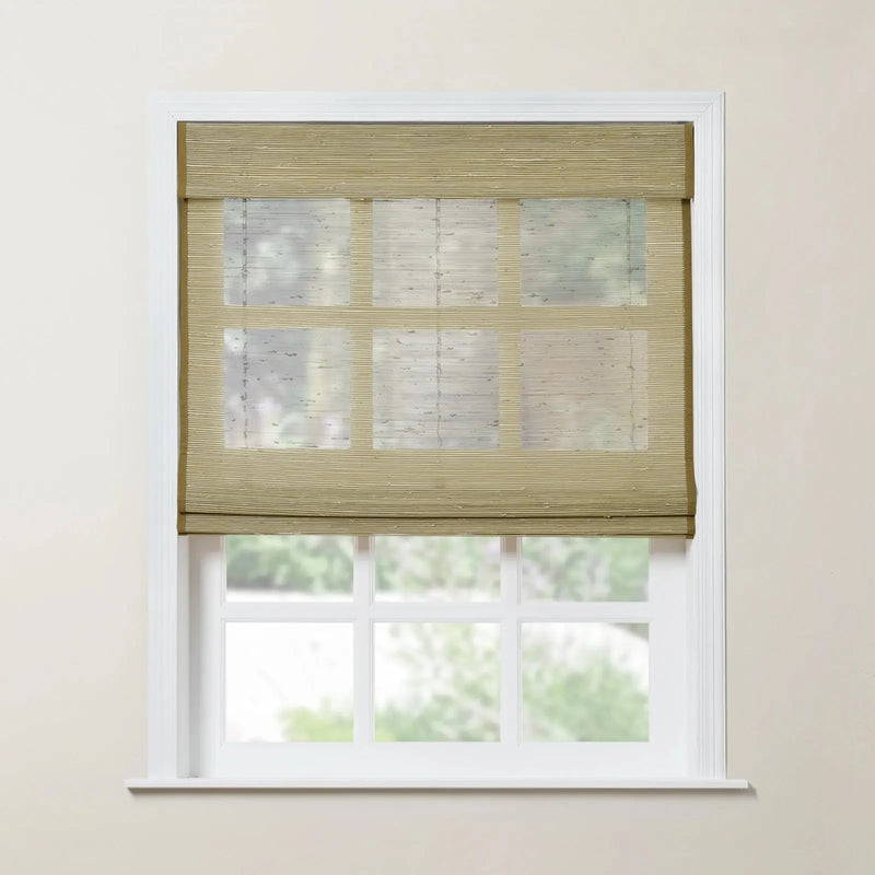 Rae Natural Ramie Bamboo Woven Blinds - Series P