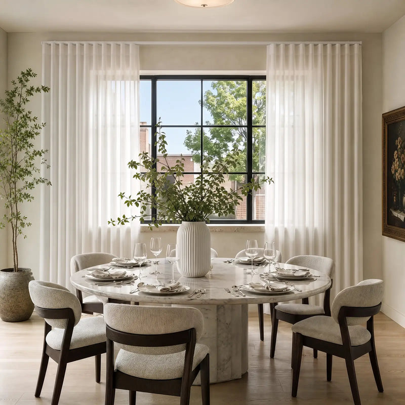 LORA Flexible Curtain Track System for Windows & Room Dividers
