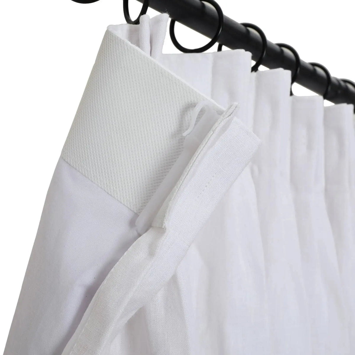 Patti Premium Belgian Linen Pleated Curtains