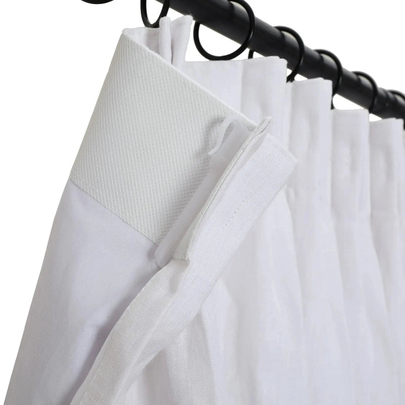 Patti Premium Belgian Linen Pleated Curtains