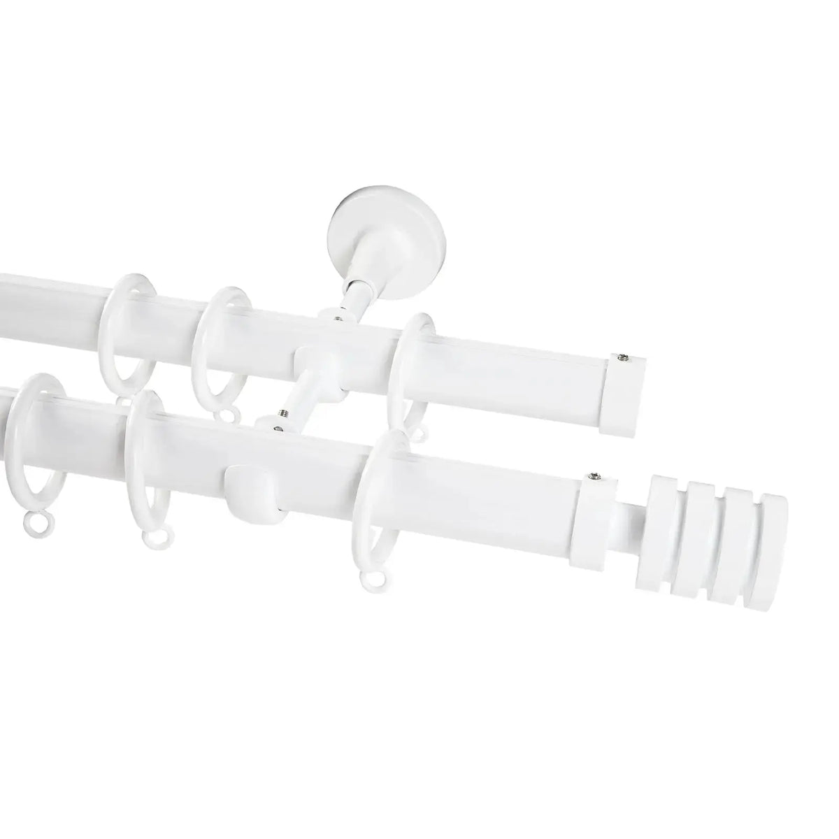 Kelvin Double Window Curtain Rod -TWOPAGES