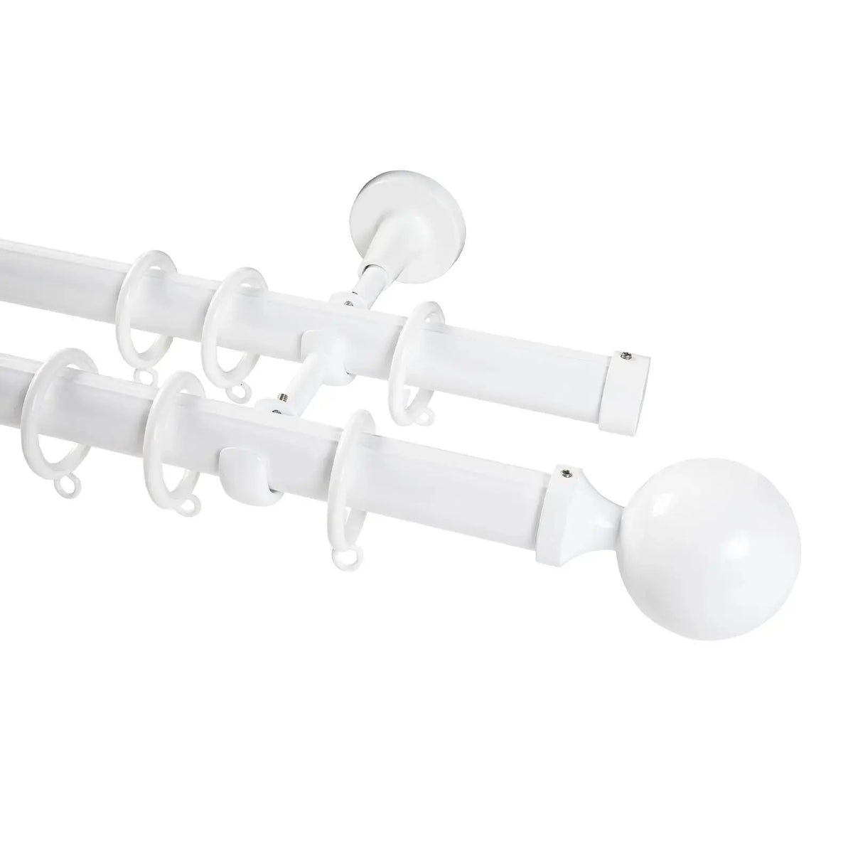 Kelvin Double Window Curtain Rod -TWOPAGES