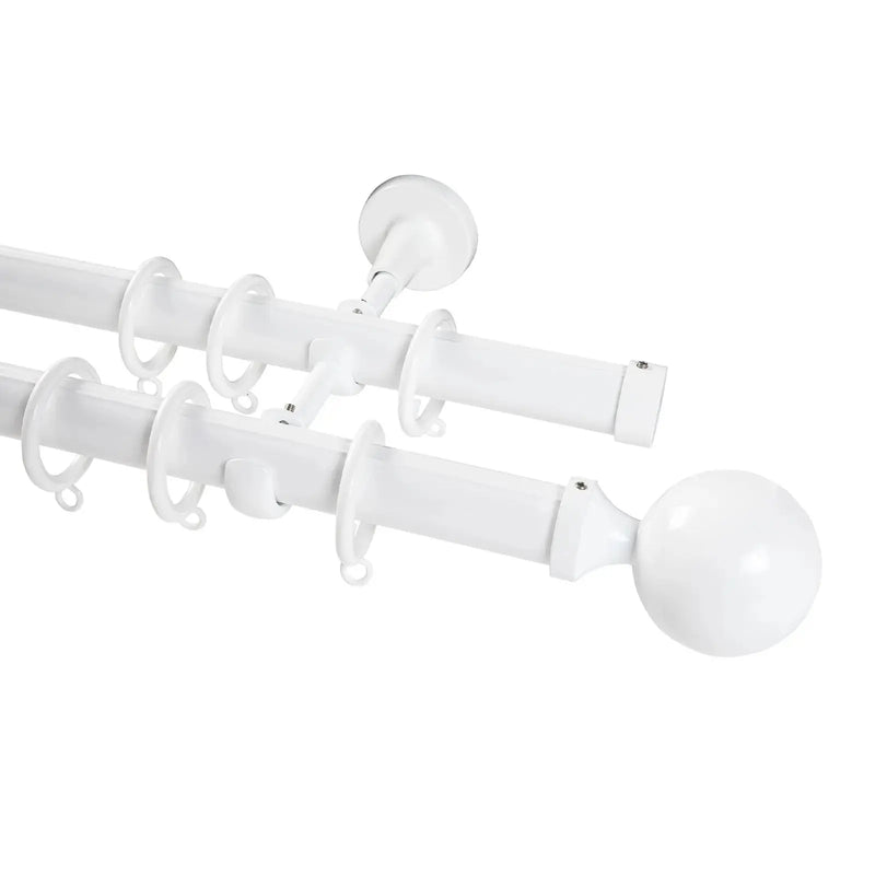 Kelvin Double Window Curtain Rod -TWOPAGES