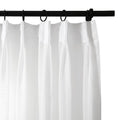 Flynn Airy Lightweight Pleated Sheer Curtain