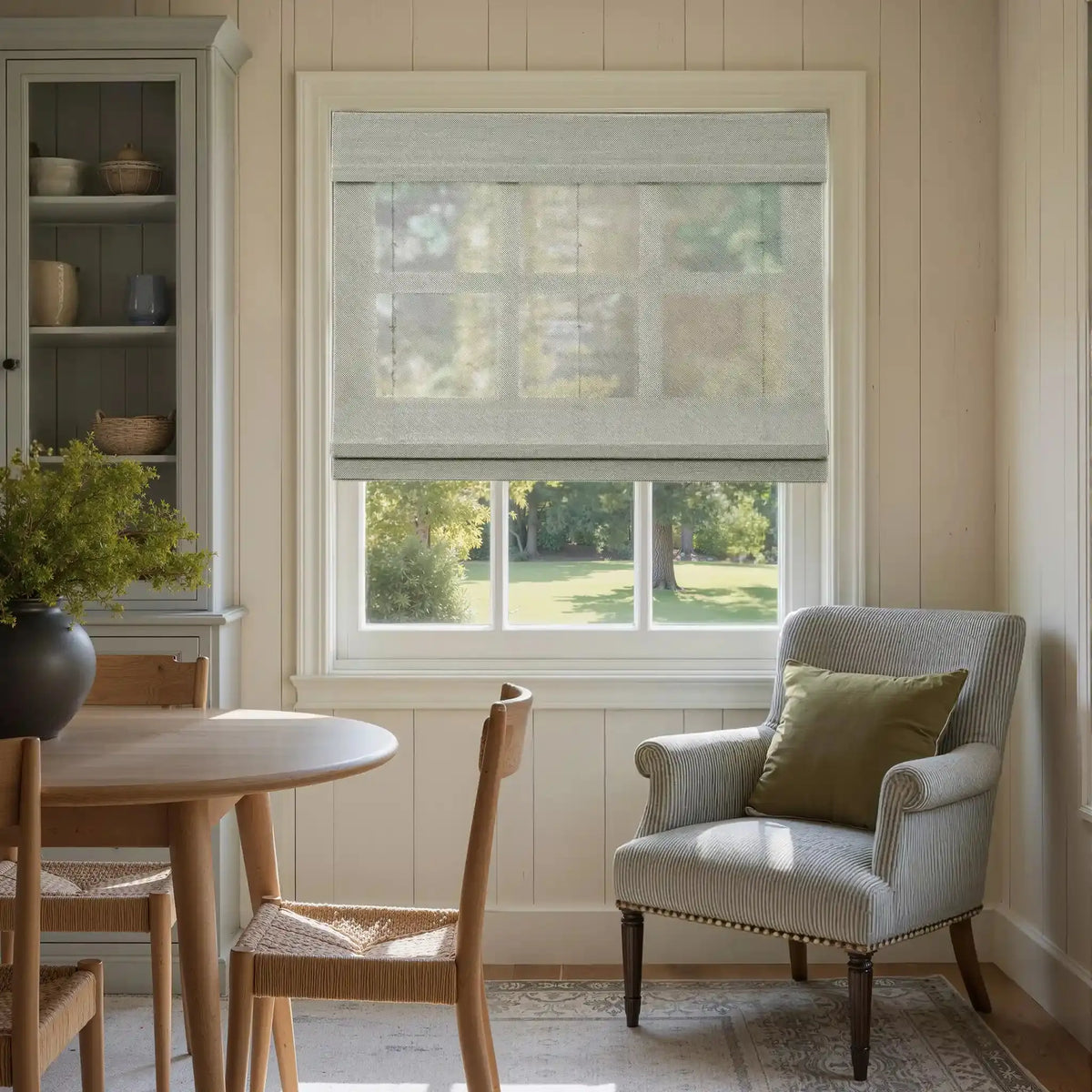 Rae Natural Ramie Bamboo Woven Blinds - Series P