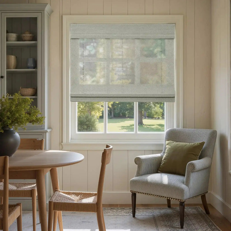 Rae Natural Ramie Bamboo Woven Blinds - Series P