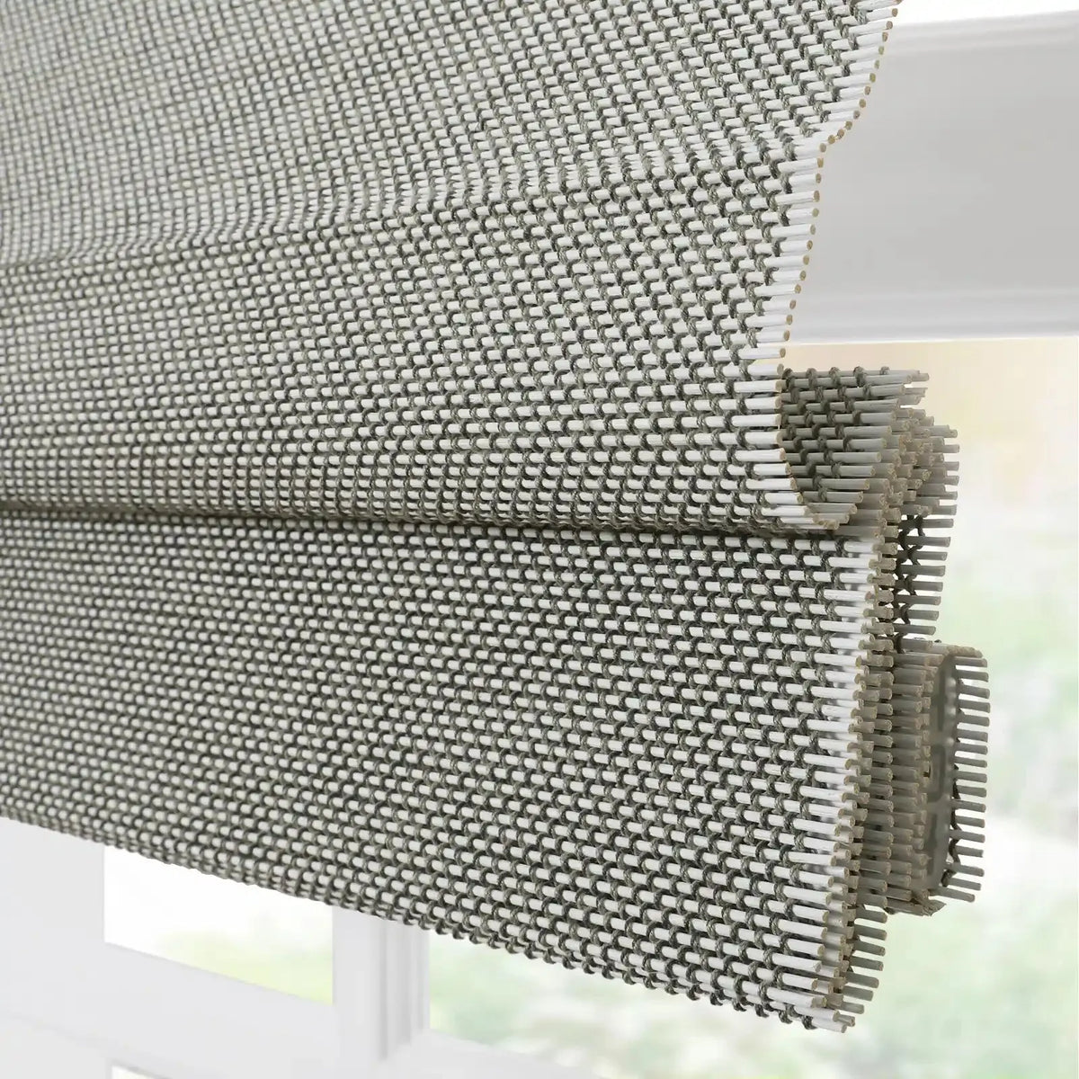 Rae Natural Ramie Bamboo Woven Blinds - Series P