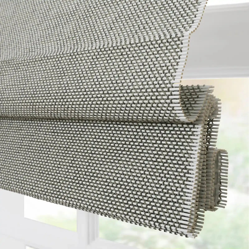 Rae Natural Ramie Bamboo Woven Blinds - Series P