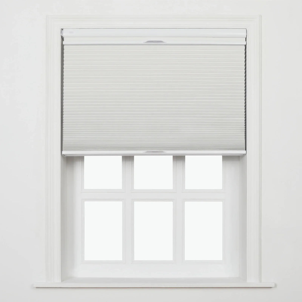 Aura No-Drill Day Night Blockout Cellular Window Blinds Cordless