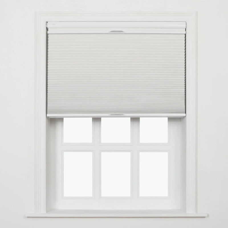 Aura No-Drill Day Night Blockout Cellular Window Blinds Cordless