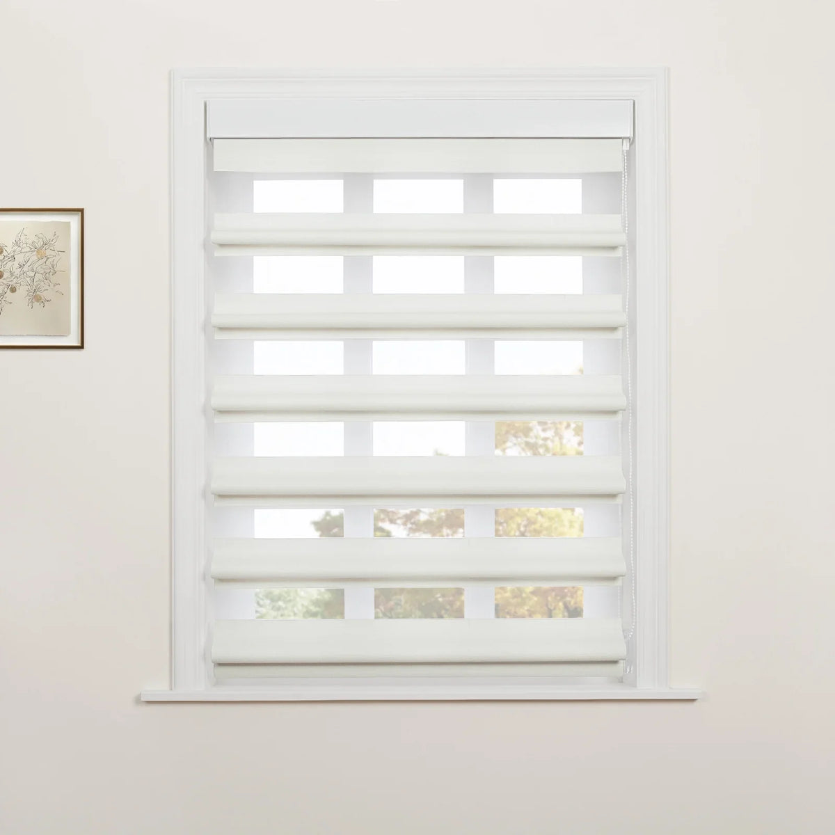 Cascade Light Filtering Sheer Blind Cord Lift