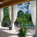 Scandina Solid Sheer Pleated Curtains