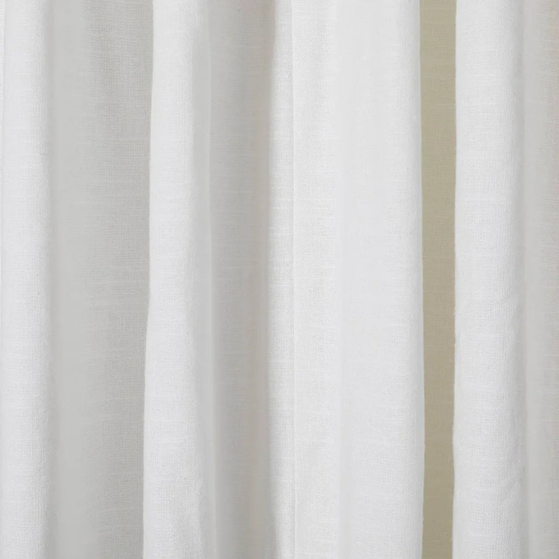 Jawara Textured Linen Cotton Tie Top Curtains