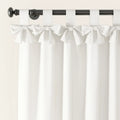 Jawara Textured Linen Cotton Tie Top Curtains