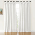 Jawara Textured Linen Cotton Tie Top Curtains