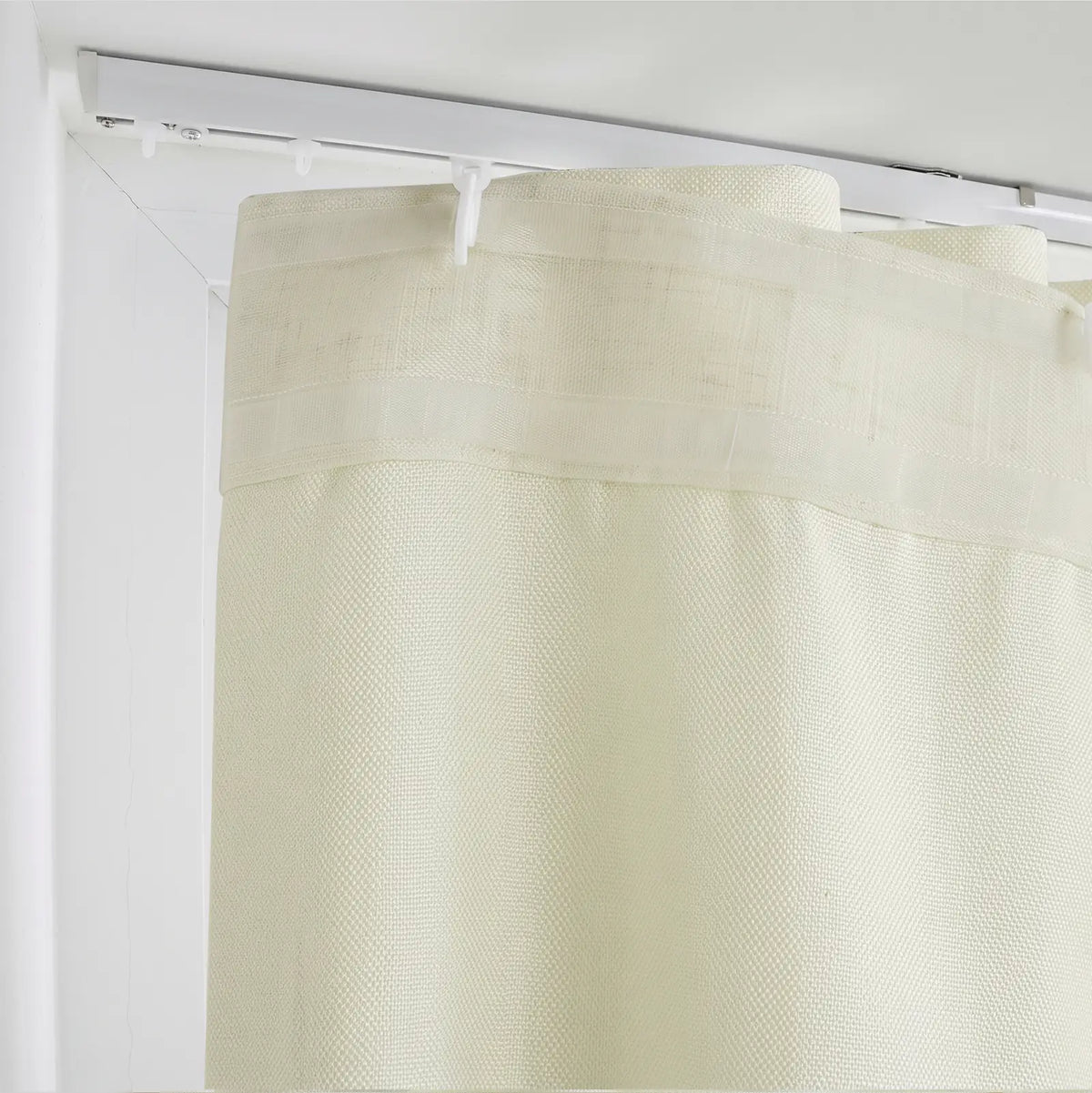 Karin Pure Wool S-fold Curtains with Belt Hook - Leo Track