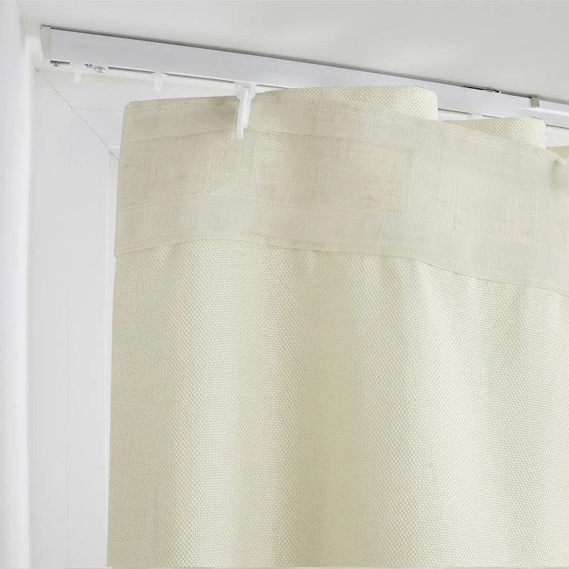 Karin Pure Wool S-fold Curtains with Belt Hook - Leo Track