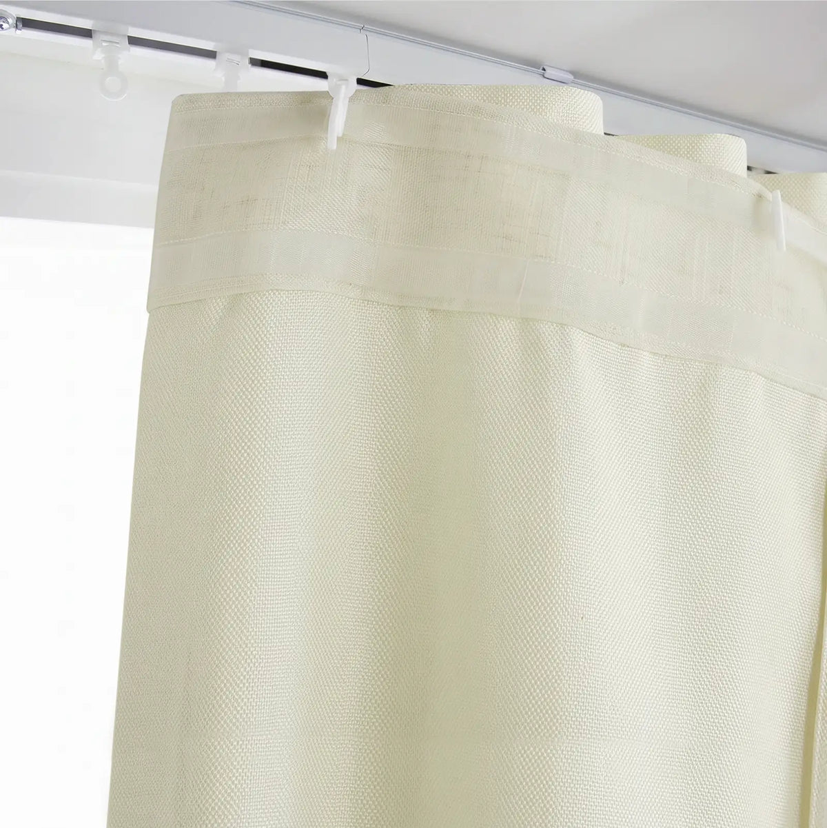 Karin Pure Wool S-fold Curtains with Belt Hook - Lora Track
