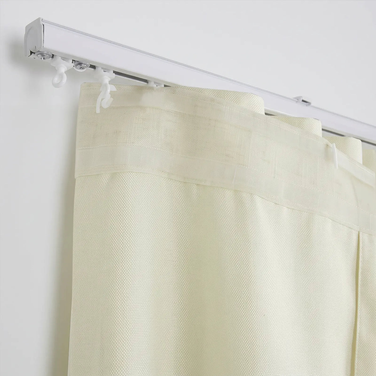 Karin Pure Wool S-fold Curtains with Belt Hook - Lora Track