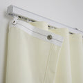 Karin Pure Wool S-fold Curtains with Snap Tape - Lora Track