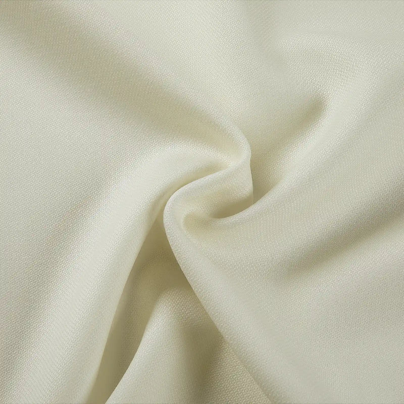 Karin Pure Wool S-fold Curtains with Snap Tape - Cato Traverse Rod