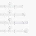 Arno Single Decorative Curtain Rod with Rings