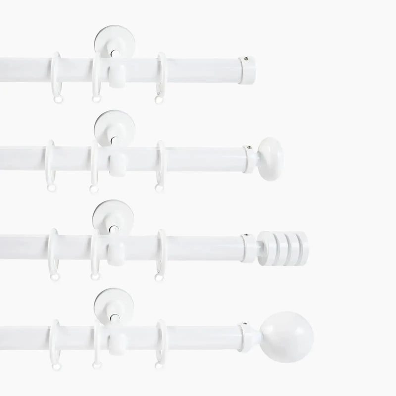 Arno Single Decorative Curtain Rod with Rings
