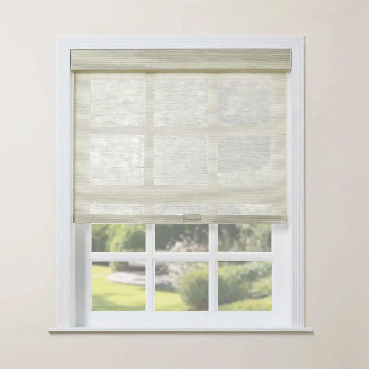 Rae Natural Jute Woven Wood Roller Blinds Cordless