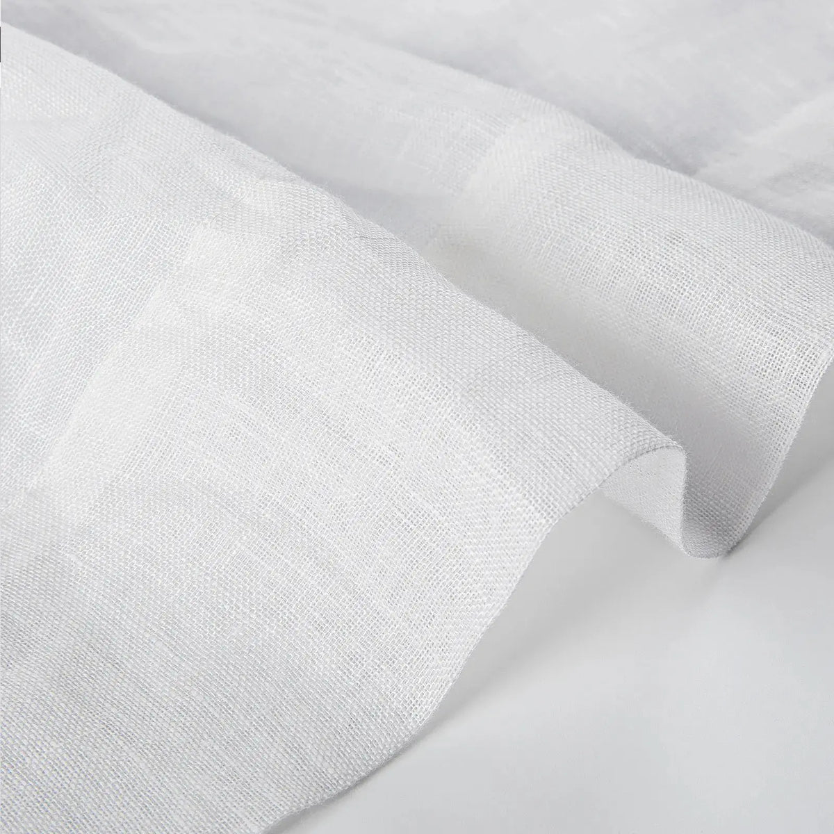 Joy Pure Linen Pleated Sheer Curtains