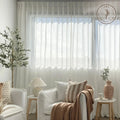 Joy Pure Linen Pleated Sheer Curtains