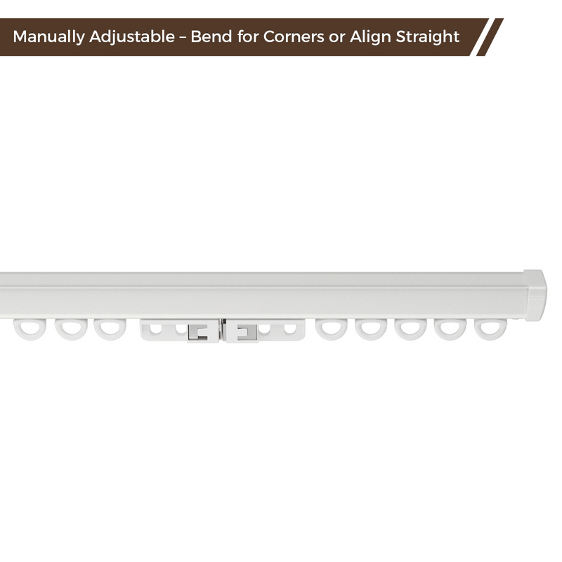 Velin Bendable Single Ceiling Curtain Track