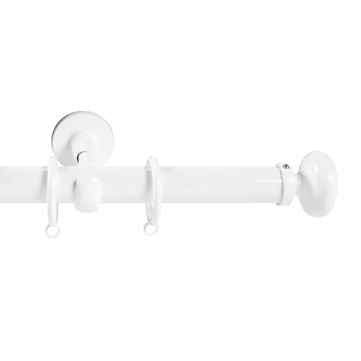 Arno Single Decorative Curtain Rod with Rings