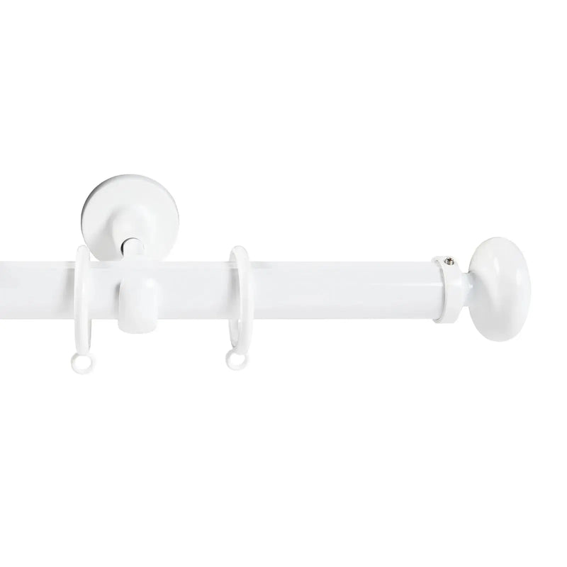 Arno Single Decorative Curtain Rod with Rings