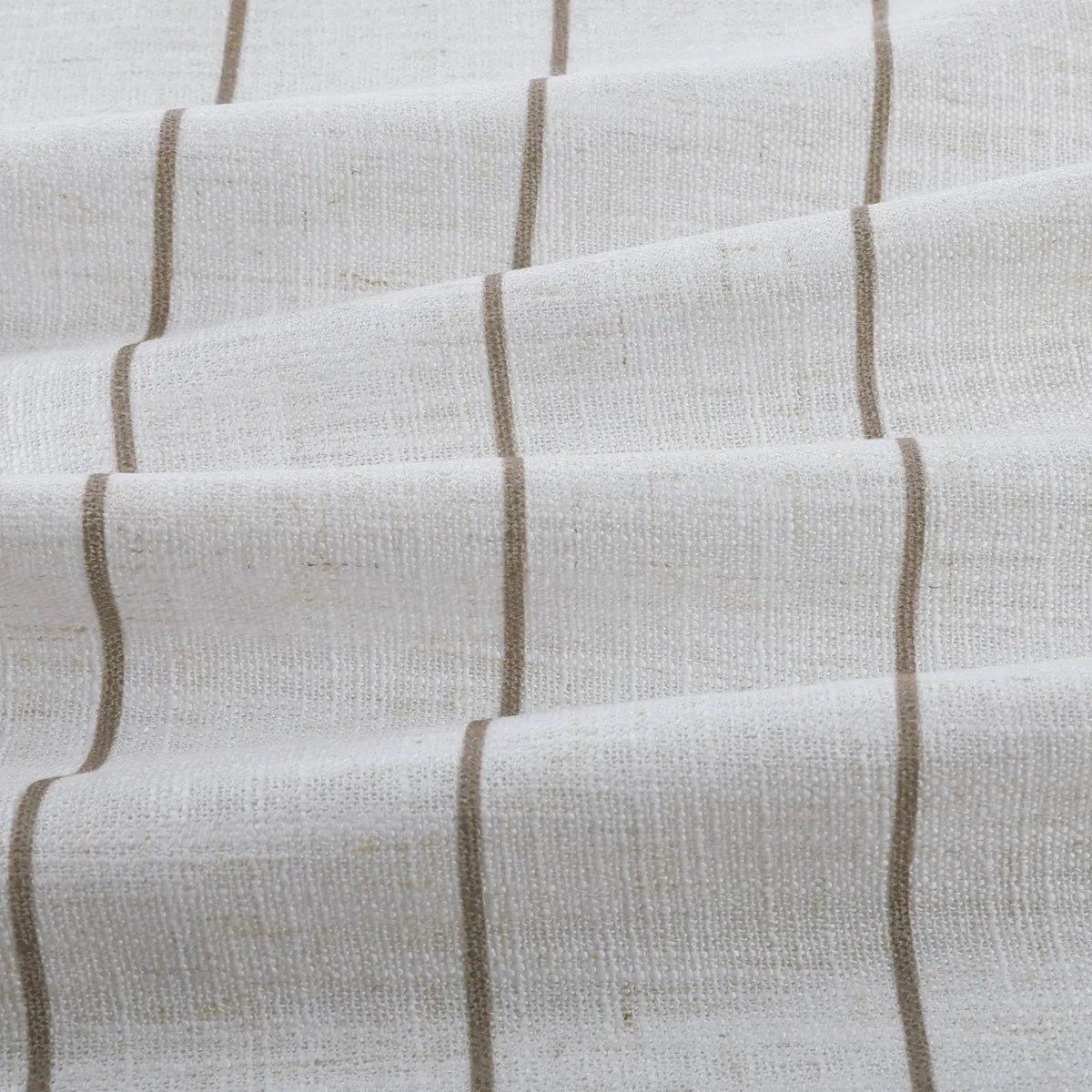Stefana Silber x TWOPAGES Graphic Printed Linen Blend Pleated Curtains
