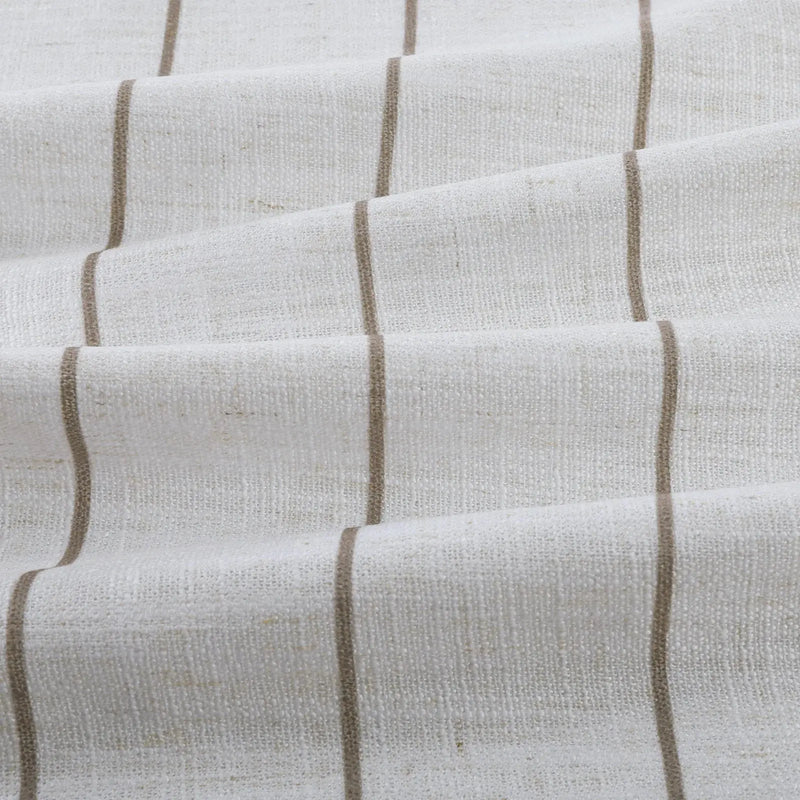 Stefana Silber x TWOPAGES Graphic Printed Linen Blend Pleated Curtains