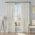 Stefana Silber x TWOPAGES Graphic Printed Linen Blend Pleated Curtains
