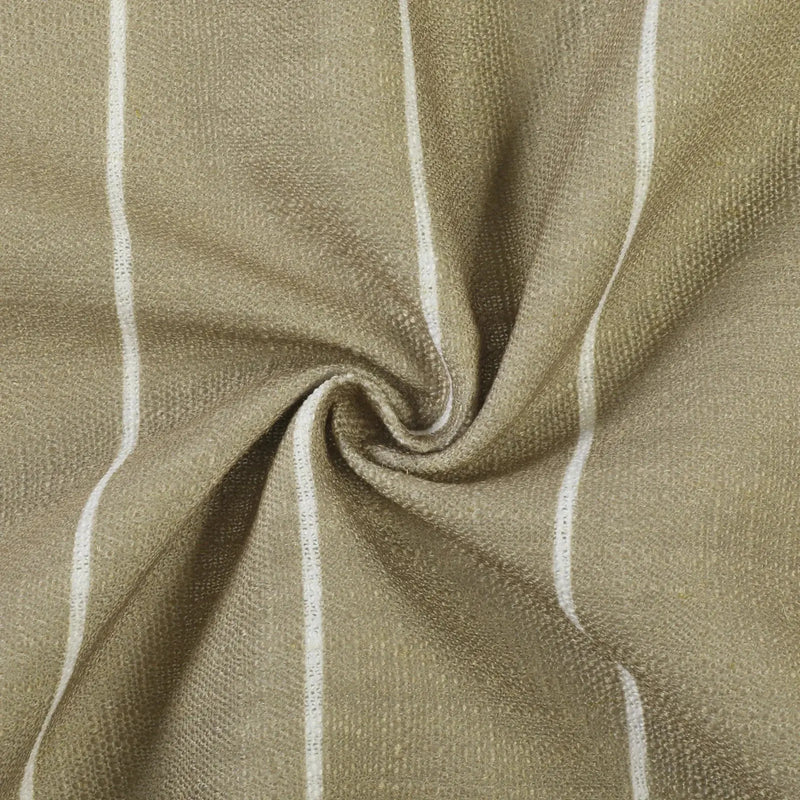Stefana Silber x TWOPAGES Graphic Printed Linen Blend Pleated Curtains