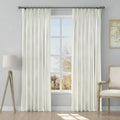 Stefana Silber x TWOPAGES Graphic Printed Linen Blend Pleated Curtains