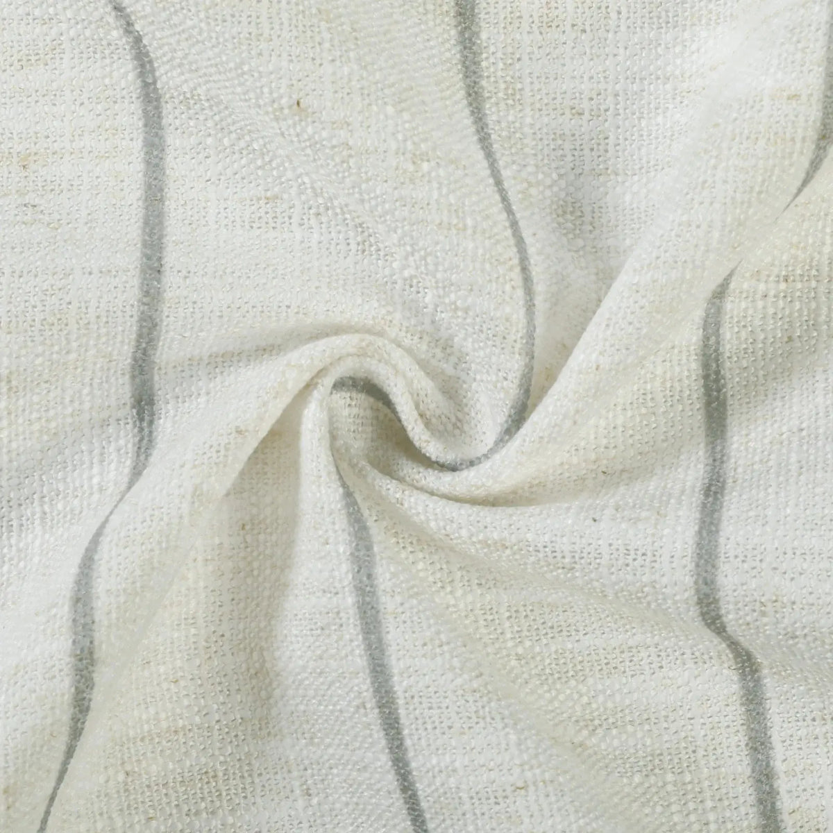 Stefana Silber x TWOPAGES Graphic Printed Linen Blend Pleated Curtains