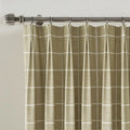 Stefana Silber x TWOPAGES Graphic Printed Linen Blend Pleated Curtains
