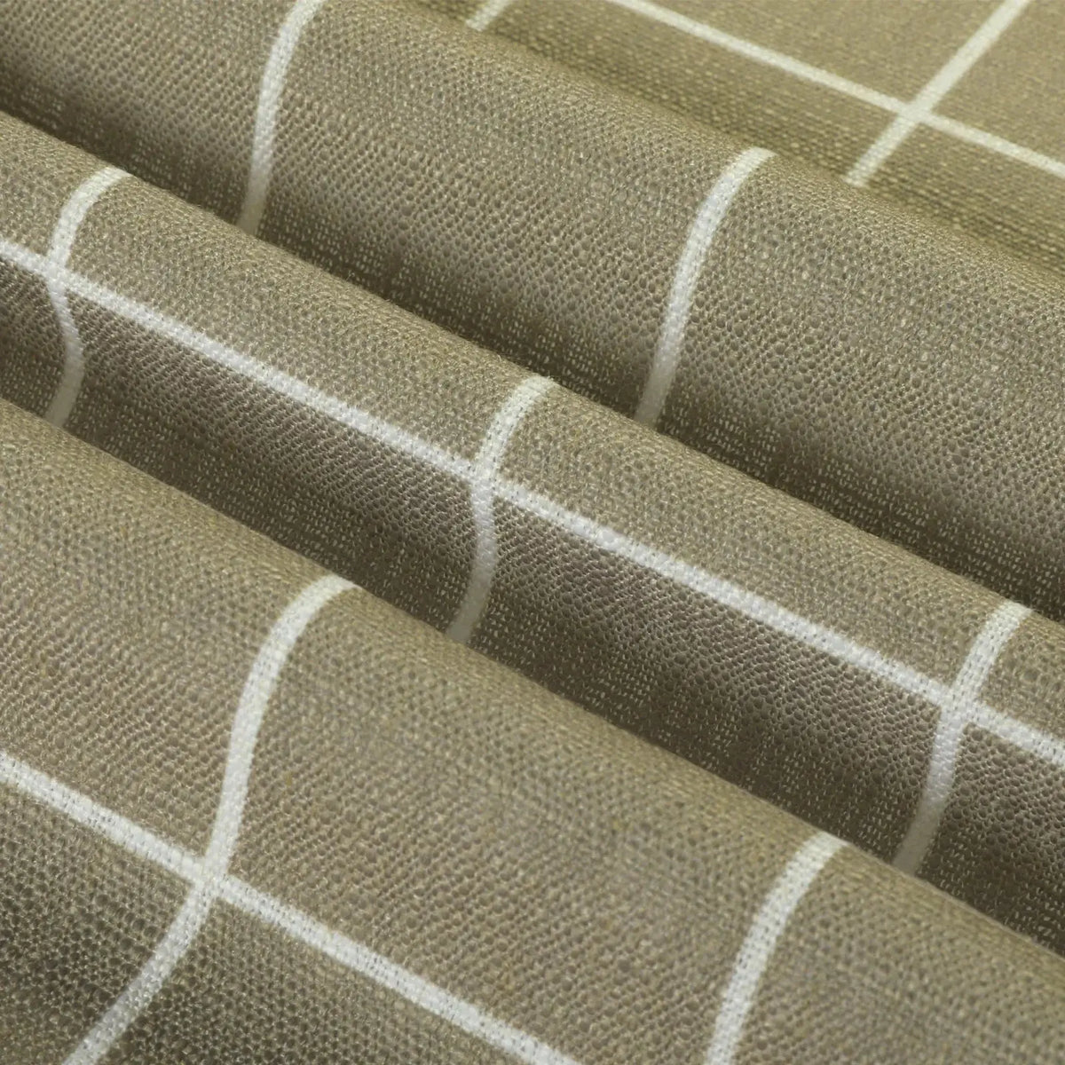 Stefana Silber x TWOPAGES Graphic Printed Linen Blend Pleated Curtains