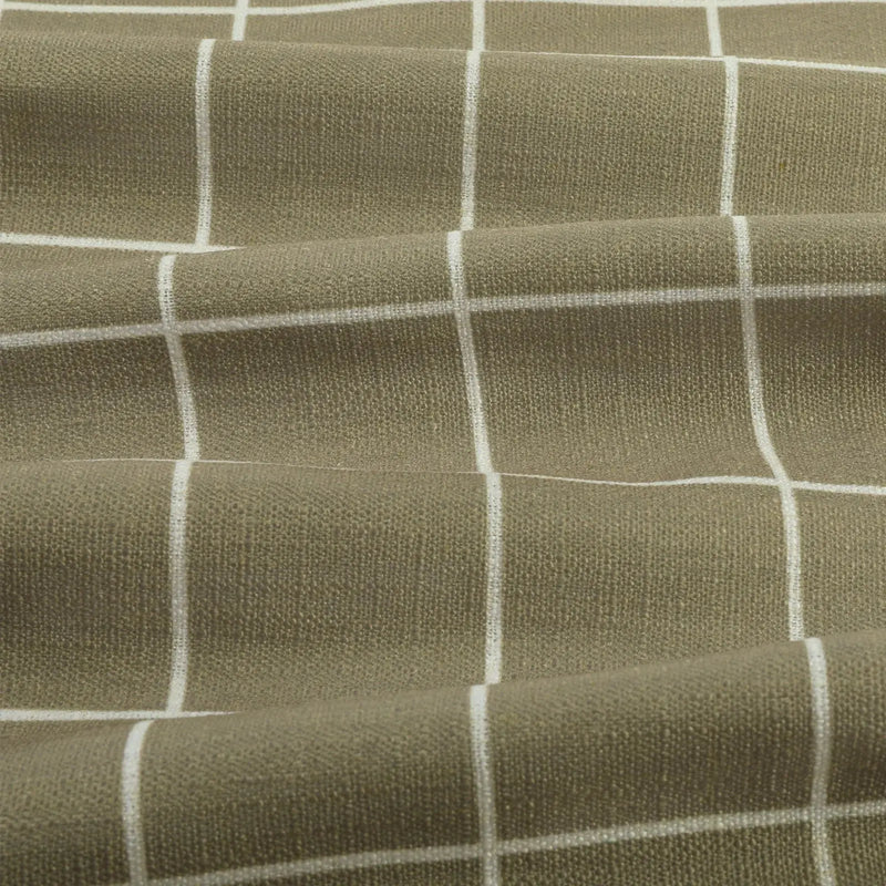 Stefana Silber x TWOPAGES Graphic Printed Linen Blend Pleated Curtains