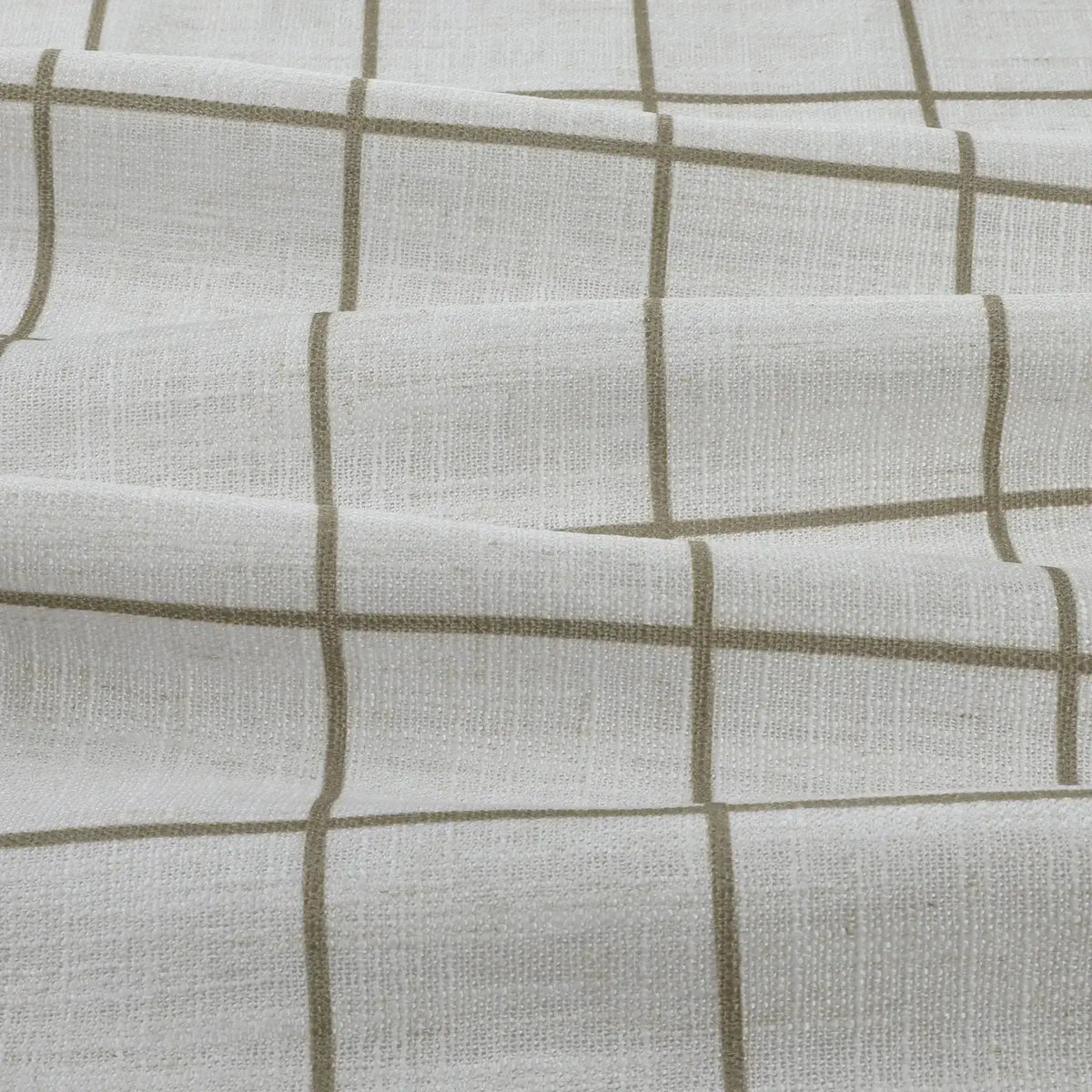 Stefana Silber x TWOPAGES Graphic Printed Linen Blend Pleated Curtains