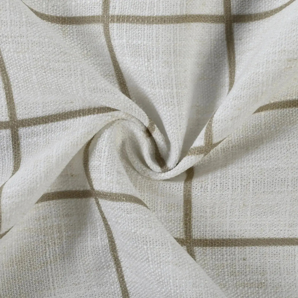 Stefana Silber x TWOPAGES Graphic Printed Linen Pleated Cafe Curtains