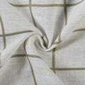 Stefana Silber x TWOPAGES Graphic Printed Linen Blend Pleated Curtains