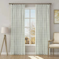 Stefana Silber x TWOPAGES Graphic Printed Linen Blend Pleated Curtains