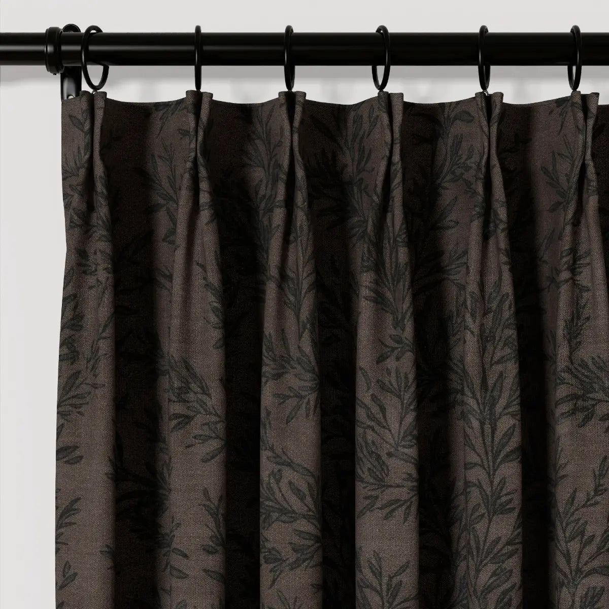 Sara Le x TWOPAGES Vintage Printed Linen Pleated Curtains