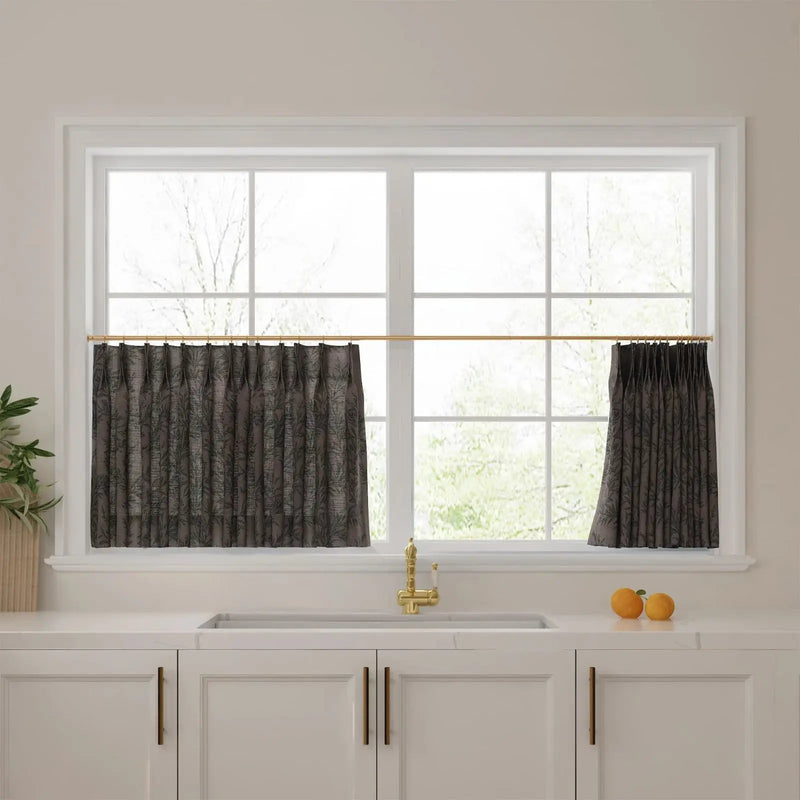 Sara Le x TWOPAGES Vintage Printed Linen Café Curtains